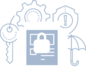 logo security bianco