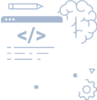 logo software bianco